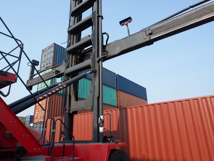 Container handling operations for commercial shipping and maritime logistics by Rejo Marine Services
